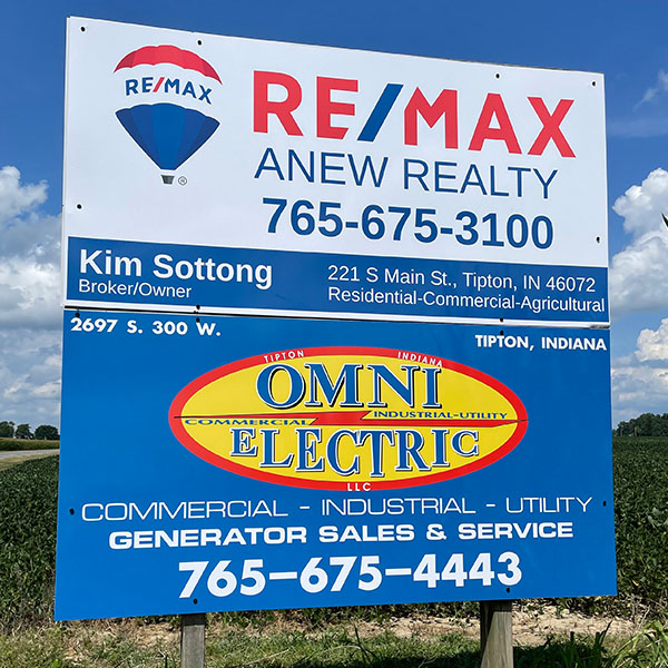 real estate / yard / site signs